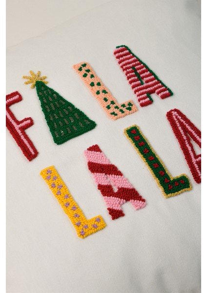 Fala Joy - Yılbaşı Serisi Falala Noel Yeni Yıl Punch Kırlent Yastık Kılıfı fırsatları