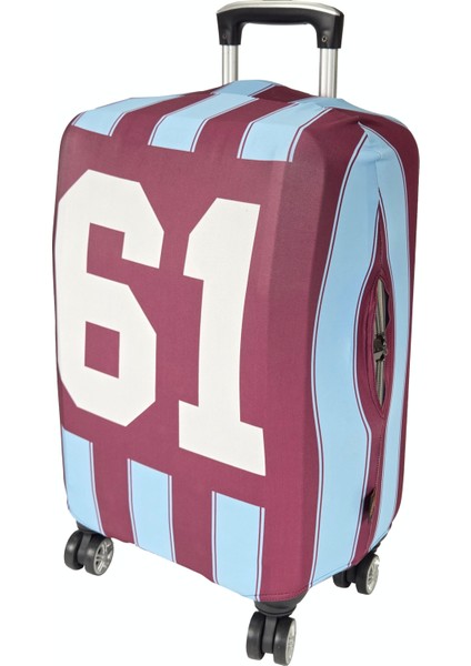 (MY#141 Trabzon) Valiz Için kılıf Bordo-Mavi-Orta Boy fiyatları