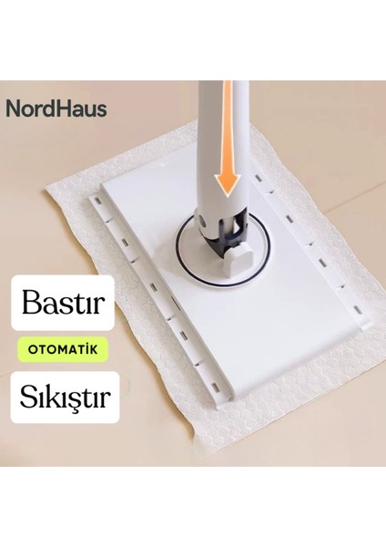 Tembel Mop Tüm Bezleri Kendi Alabilen Otomatik Mop Yüzey Temizlik Havlusu Kullan At Bezler Için modelleri