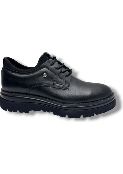 K1273-26 Hakiki Deri Lastik Bağcıklı Anatomik Erkek Ayakkabı fiyatları