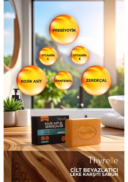 Kojik Asit Sabunu, Zerdeçal ve Vitamin C Etkisiyle Leke Karşıtı Beyazlatıcı Kojic Acid Sabunu (2X100GR) fırsatları