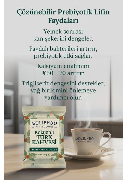 Moliendo Kolajenli Türk Kahvesi 100 G indirimleri