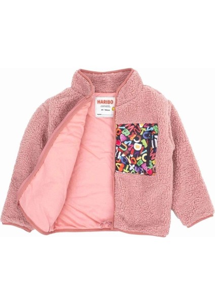 Kız Çocuk Fullzip Polar Somon HRBTXT416 fiyatları