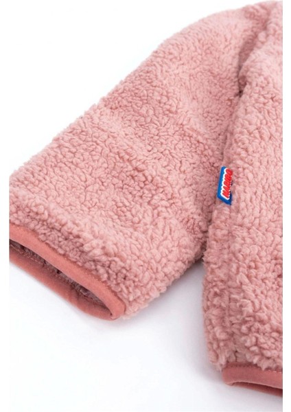 Kız Çocuk Fullzip Polar Somon HRBTXT416 modelleri