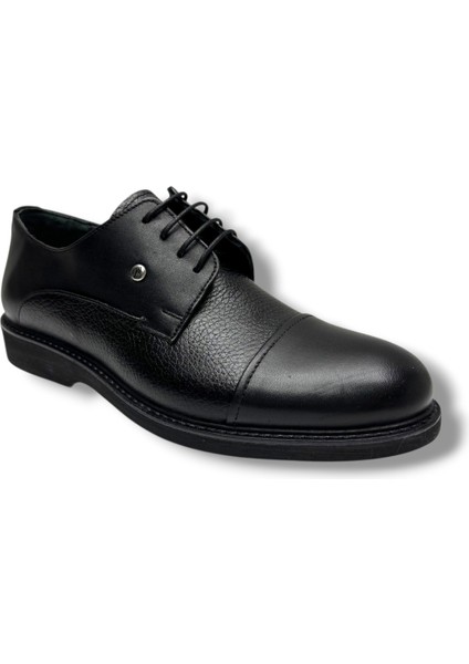 1630-26 Hakiki Baskı Deri Anatomik Erkek Ayakkabı
