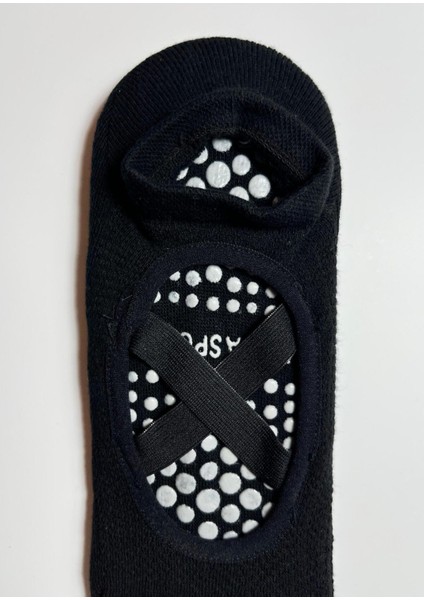 Kalın Dokulu Kaydırmaz Tabanlı Profesyonel Yoga Pilates Çorabı