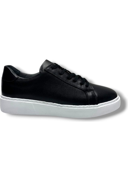 1210-26 Hakiki Deri Eva Anatomik Erkek Ayakkabı Siyah Beyaz fiyatları