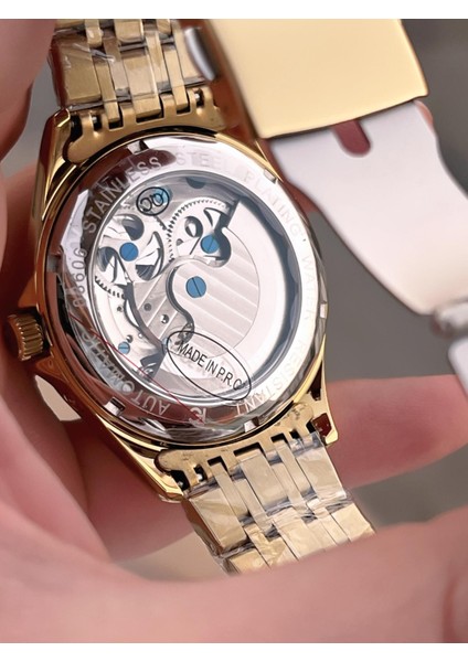 Otomatik Mehtap ve Güneş Kadranlı Bileklik Hediyeli 3 Atm Erkek Kol Saat FF.G3606.3 indirimleri