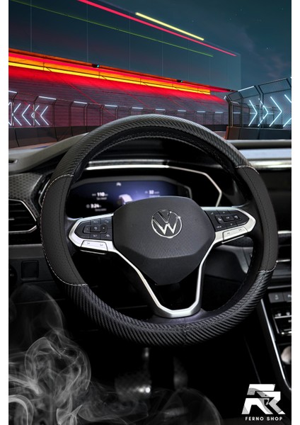 Raptor Serisi Geçmeli Direksiyon Kılıfı Delikli Deri Terletmez Araç Akasesuar fiyatları