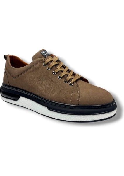 1224-1-26 Hakiki Nubuk Deri Anatomik Erkek Ayakkabı