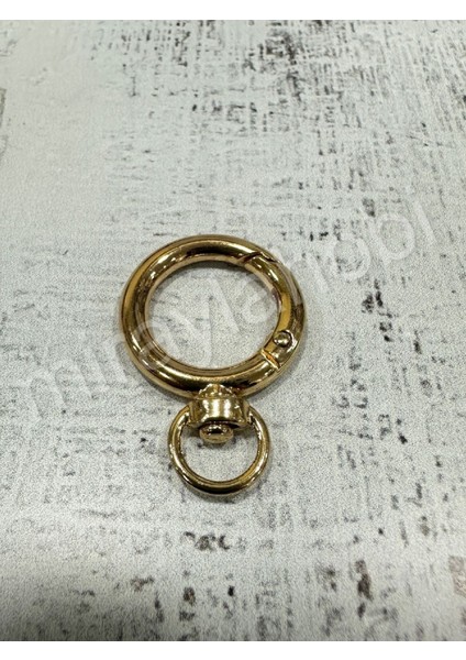 Çanta Aksesuar 2.5 cm Döner Uçlu Yaylı Halka (4 Adet) modelleri