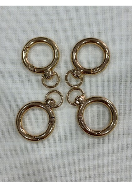 Çanta Aksesuar 2.5 cm Döner Uçlu Yaylı Halka (4 Adet) fırsatları