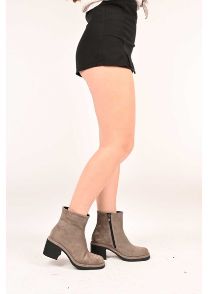 Bağcıksız Fermuarlı Termo Taban Hakiki Deri Topuklu Bot 336-1231 Kadın Bot fiyatları