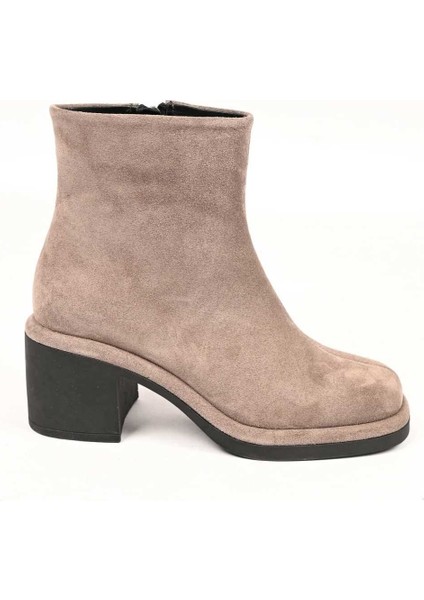 Bağcıksız Fermuarlı Termo Taban Hakiki Deri Topuklu Bot 336-1231 Kadın Bot indirimleri