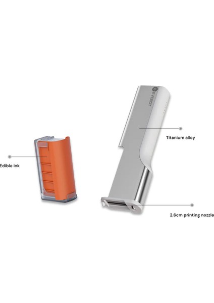 Printpen Taşınabilir Pasta Kahve Her Yüzeyde Zararsız Logo Metinler Yazıcı Kalem Mürekkep Kartuşu modelleri