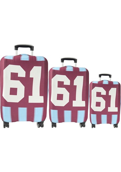 (MY#141 Trabzon ) Valizler Için Kılıf Seti (Kabin Orta ve büyük)