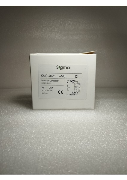 SMC-4025-4NO 25A 4p 4no Moduler Kontaktor
