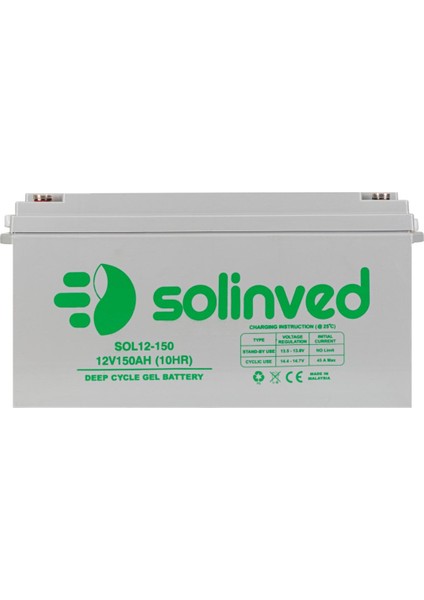 12V 150AH Jel Akü - SOL12-150 fiyatları