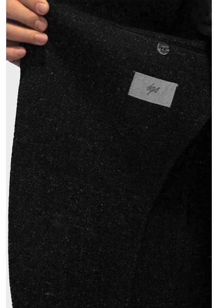 Siyah Barı (4 Drop) / Geniş Kalıp Mono Yaka Ceket modelleri