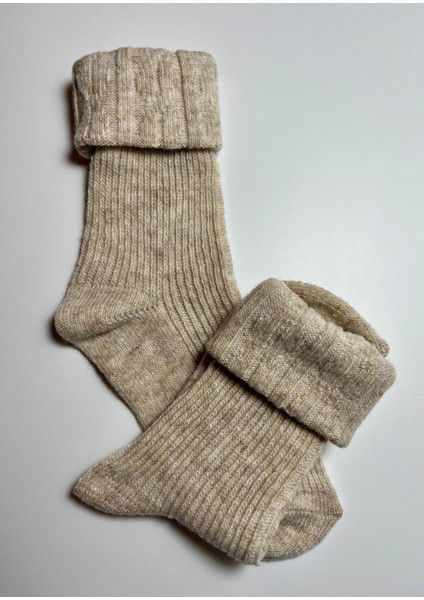 Yünlü Kadın Çorabı