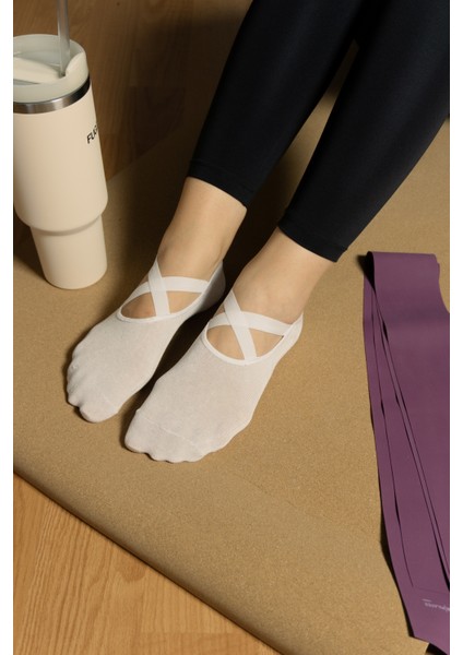 Kaydırmaz Tabanlı Pilates ve Yoga Çorabı