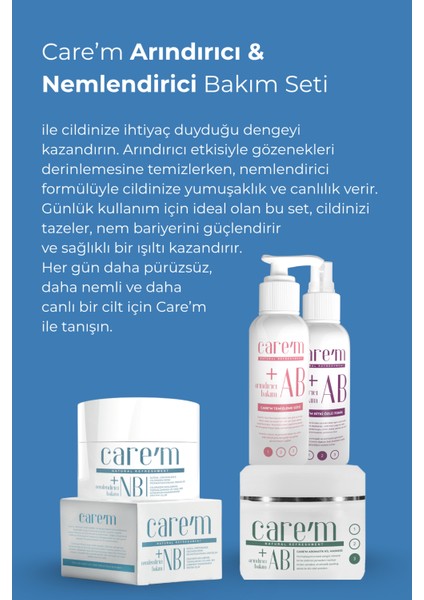 Cilt Bakım Seti - 4'lü Set - Temizleme Sütü + Arındırıcı Tonik + Aromatik Kil Maskesi + Nb Krem fiyatları