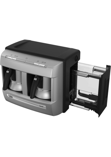 4 Fincan Kapasitesi & 1 L Su Tankı – Günlük Kullanıma Uygun Beko 70.yıl Türk Kahve Makinesi + Türk Kahvesi Hediyeli