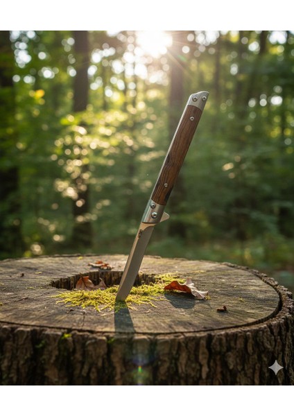 M390 Ahşap Kabze Beyefendi Çakısı Özel Deri Kılıf Hediyeli fiyatları