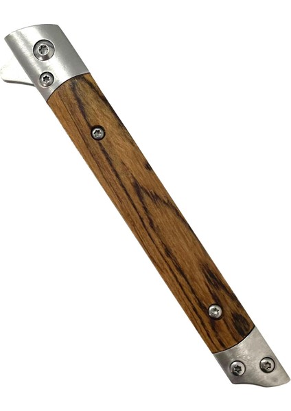 M390 Ahşap Kabze Beyefendi Çakısı Özel Deri Kılıf Hediyeli modelleri