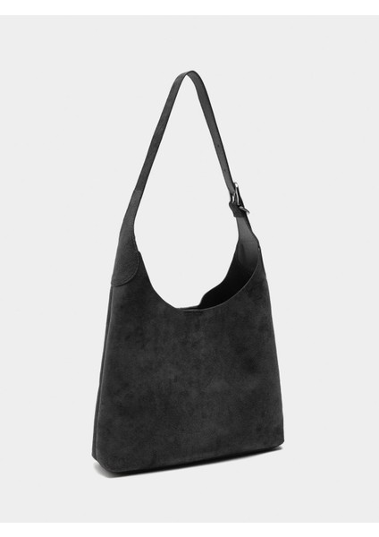 %100 Süet Deri Omuz Çantası modelleri