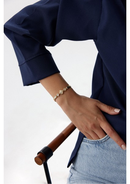 14 Ayar Altın Italyan Yoncası Bileklik fiyatları