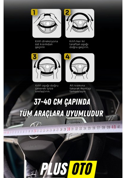 Sakura Serisi Leopar Karbon Desenli Direksiyon Kılıfı Araç Aksesuar Geçmeli Direksiyon Kılıfı fırsatları