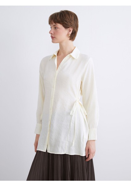 Yeni Sezon Modal Karışımlı Kadın Gömlek Tunik