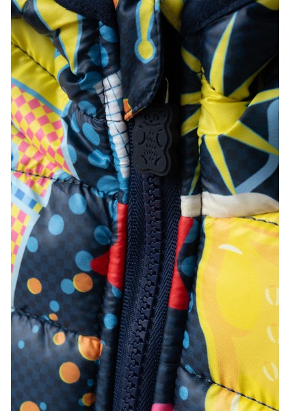 Erkek Çocuk Desenli Mont Lacivert M203 modelleri