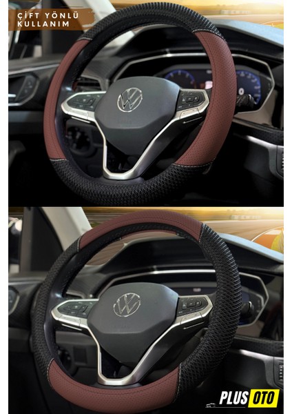 Rally Serisi Geçmeli Oto Direksiyon Kılıfı Özel Fileli Terletmez Doku ve Delikli Deri Araba Aksesuar modelleri
