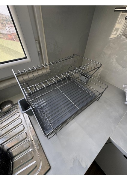 Çift Katlı Bulaşıklık Krom modelleri