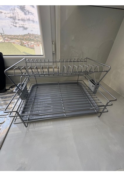 Çift Katlı Bulaşıklık Krom fırsatları