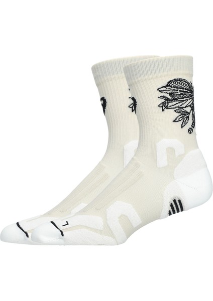 Game Seasonal Graphic Crew Sock Unisex Beyaz 3043A133-101 fiyatları