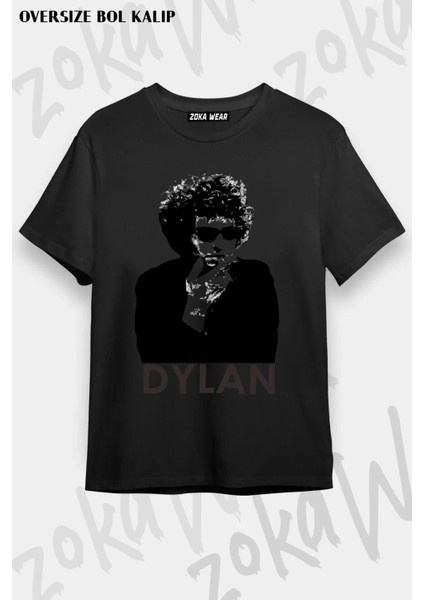 Unisex Oversize Kalıp Bob Dylan Tasarım Baskılı Tshirt fiyatları