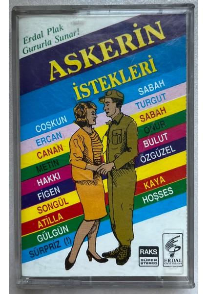 Askerin Istekleri 2 Kaset (Orijinal Dönem Kağıt Baskı Kaset)