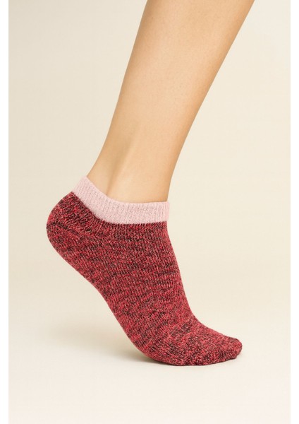 6 Çift Kadın Ekstra Kalın Termal Havlu Kendinden Desenli Patik Çorap fiyatları