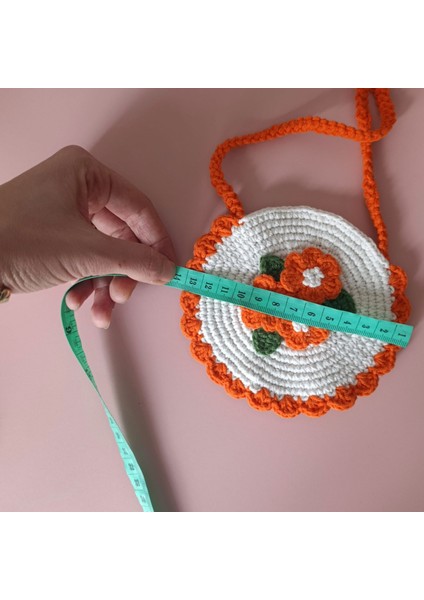 Çiçekli Örgü Kız Çocuk Çanta Çıt Çıt Toka Seti fırsatları