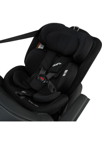 Turbo I-Size 40-150 cm (0-36 Kg) Oto Koltuğu Gri