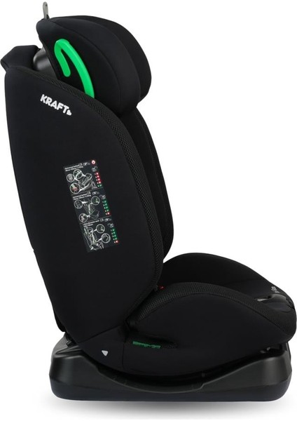 Turbo I-Size 40-150 cm (0-36 Kg) Oto Koltuğu Gri