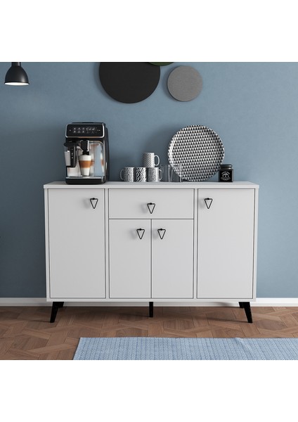 4 Kapaklı Çekmeceli Kahve Köşesi Dolabı Mutfak Dolabı Konsol fiyatları