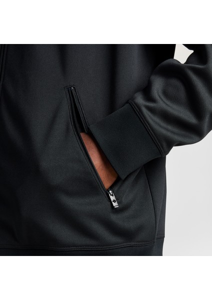 Retro Track Erkek Grafik Baskılı Siyah Ceket fırsatları