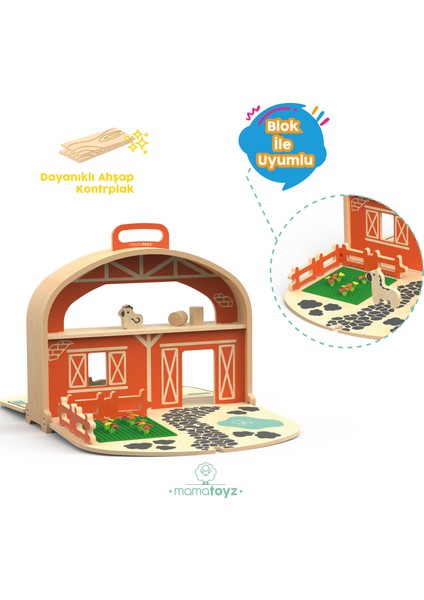 Carry Farm - Ahşap Çiftlik Oyun Seti modelleri