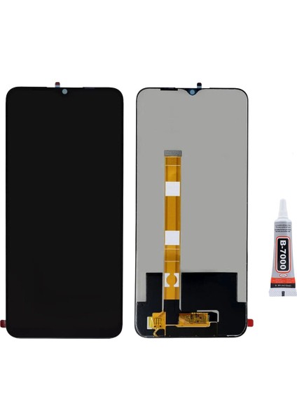 Oppo A15S Uyumlu Ekran LCD Dokunmatik B7000 15ML Yapıştırıcı ile Beraber Yc