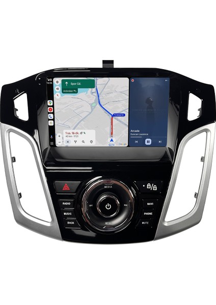 Ford Focus Android Multimedya Ekran | 2gb/4gb/8gb Ram – Carplay – Android Auto – Navigasyon – Google Play – Geri Görüş Kamerası – Soket Sokete Uyumlu