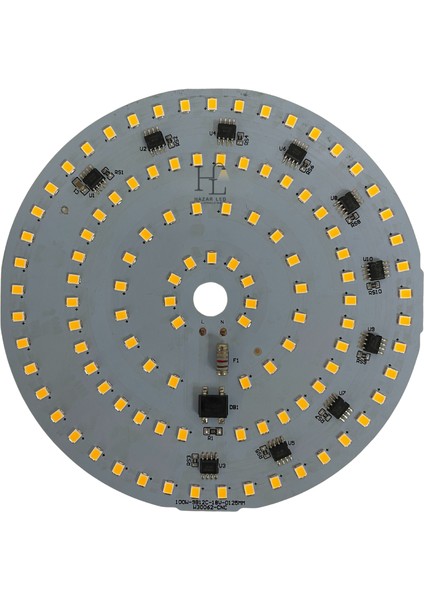 220 Volt 100 Watt Smd 2835 Ledli Hazır Projektör Ledi Gün Işığı Yuvarlak Pcb Avize Ledi